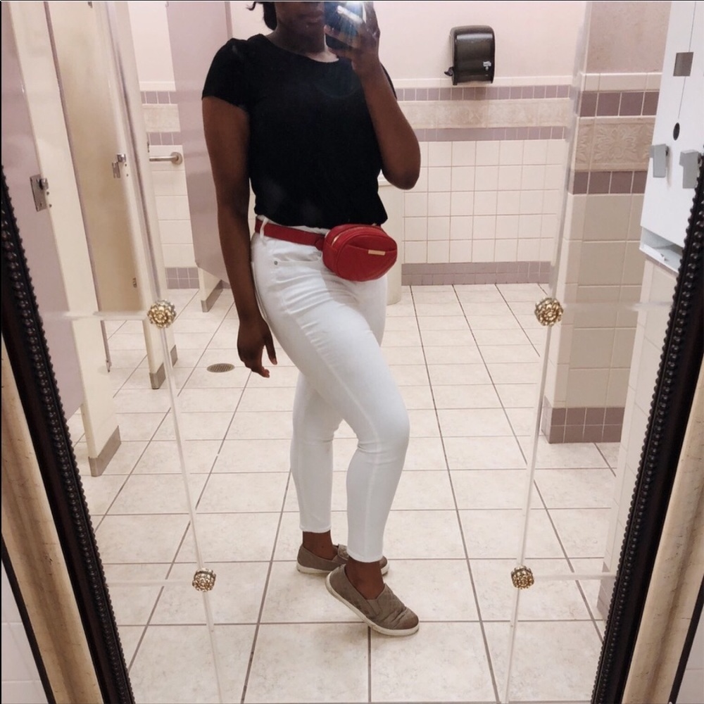 red fanny pack